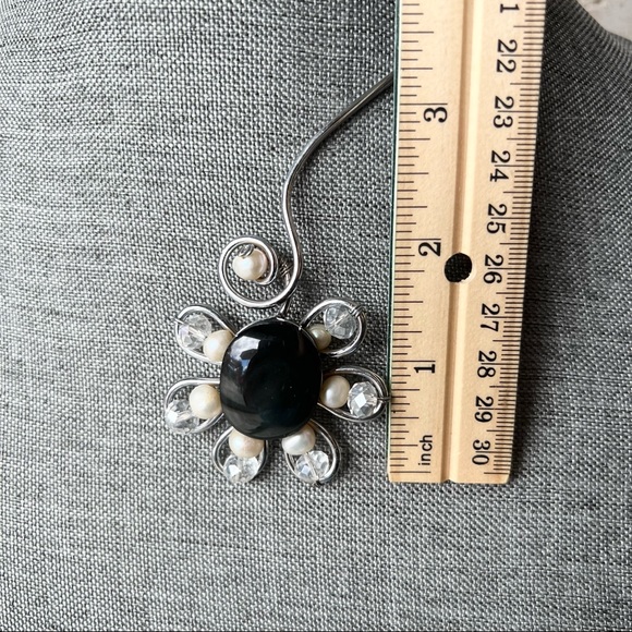 (Set) Handcrafted Wire Choker Necklace and Bracelet - Picture 4 of 12